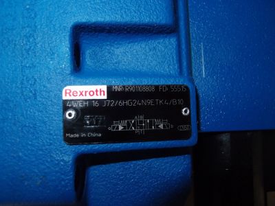 REXROTH液壓閥力士樂電液換向閥  4WEH16J7X/6EW48N9ETK4/B10